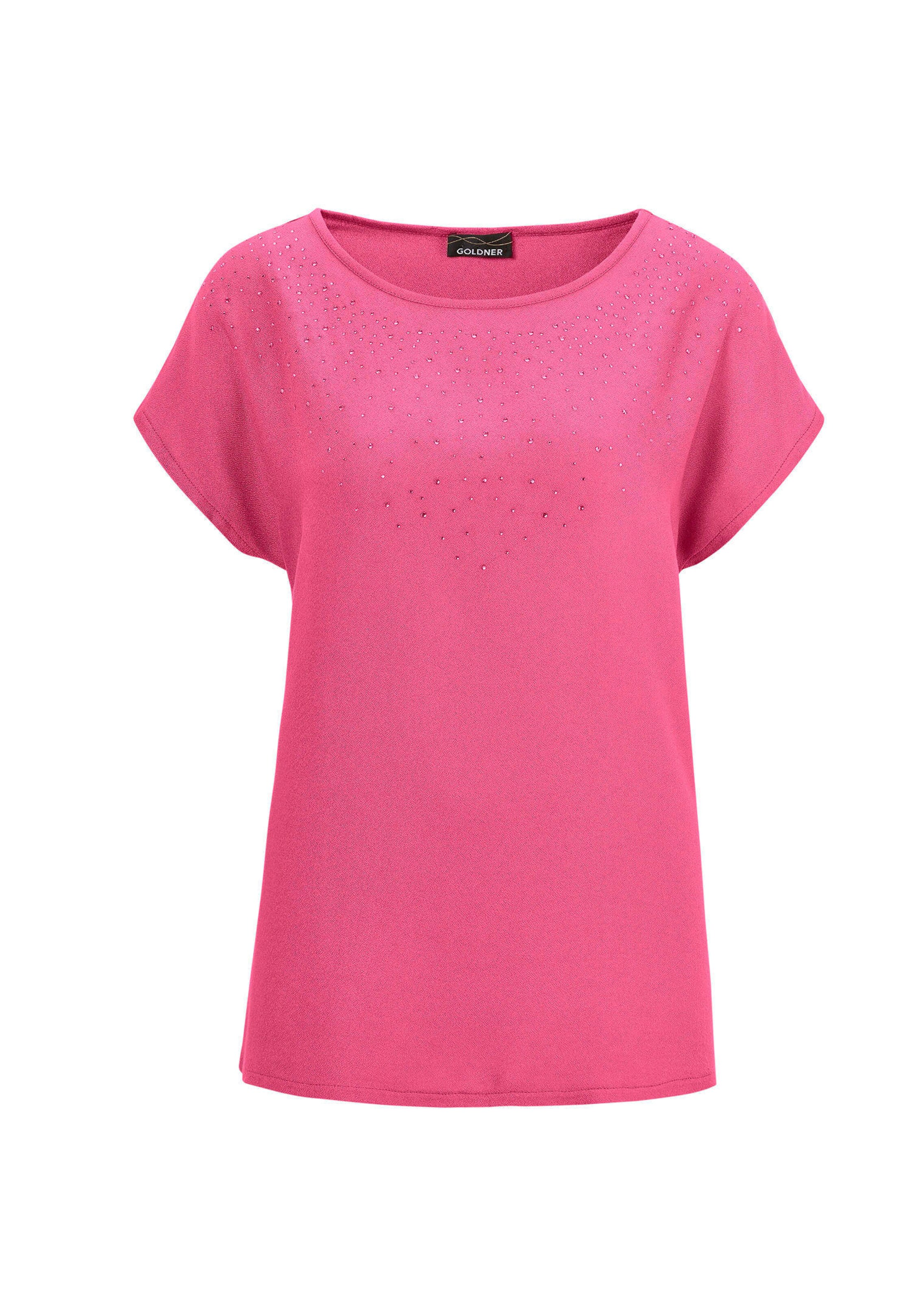 Blouse met glittersteentjes