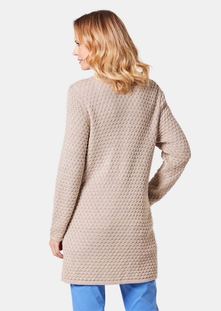 Strickjacke in raffinierter Struktur