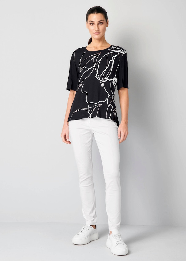 Shirt mit floralem Motiv 1
