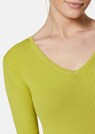 Schlanker Rippenpullover mit 3/4-Ärmeln thumbnail 5