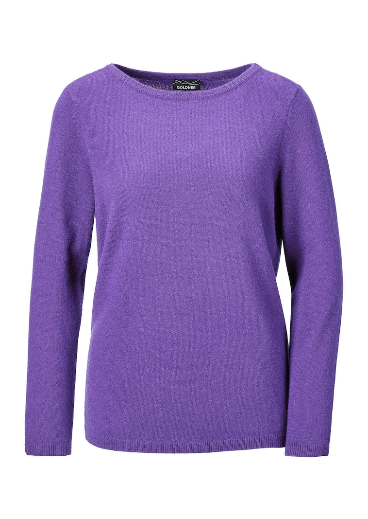 Pull à encolure bateau en cachemire