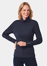 Eleganter Rollkragenpullover mit optischen Knöpfen thumbnail 1