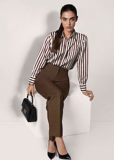 Blouse rayée en coton thumbnail 4