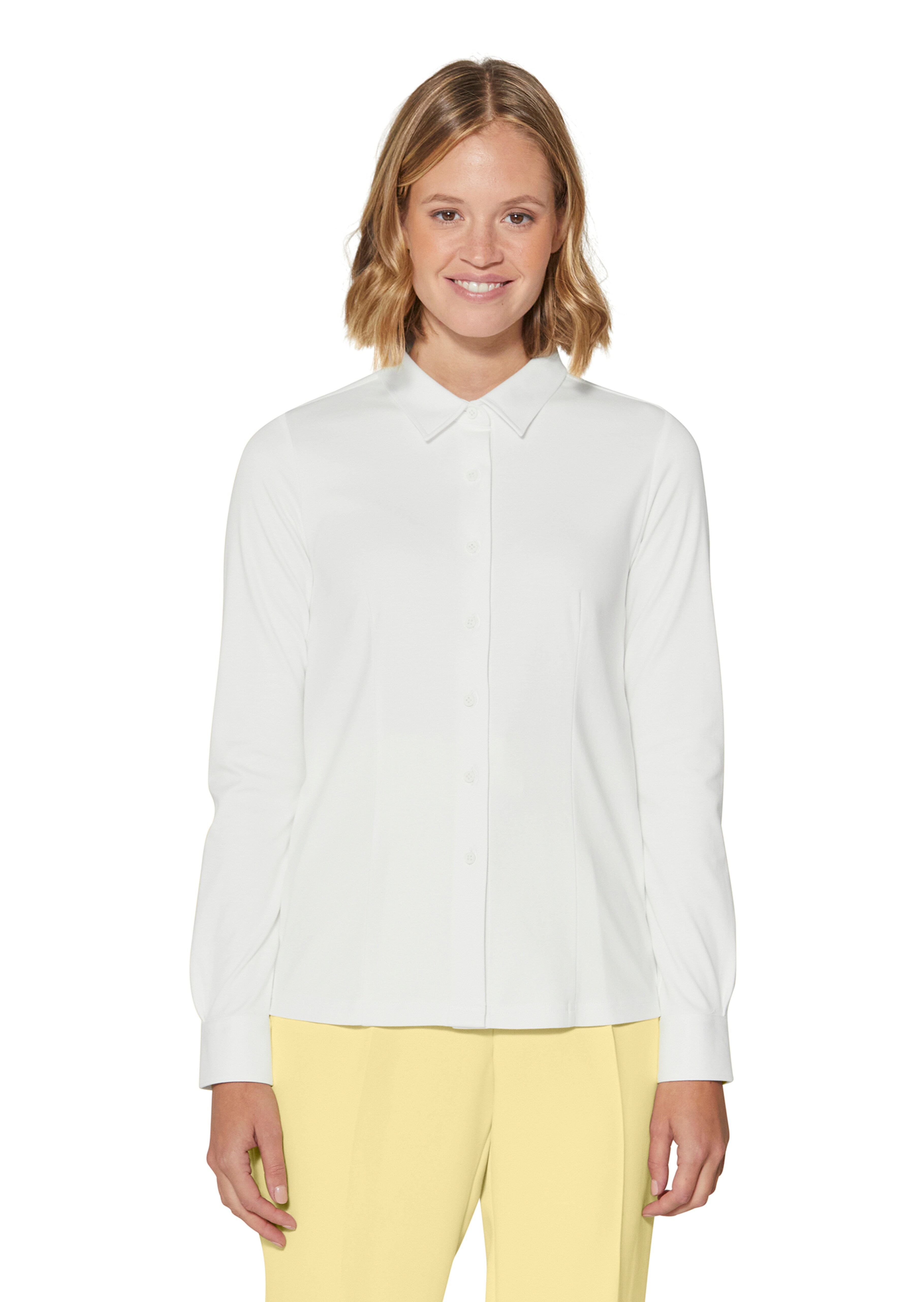 Plain jersey blouse