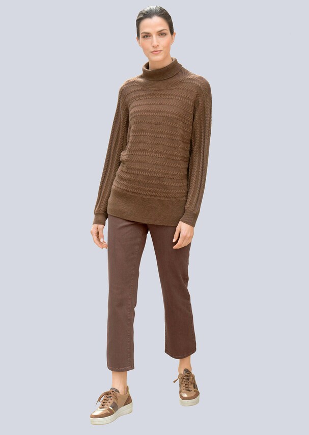 Pullover mit Fledermausärmeln 1