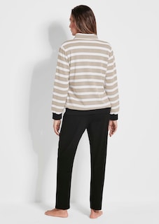 Freizeitanzug mit sportivem Streifenmuster thumbnail 2