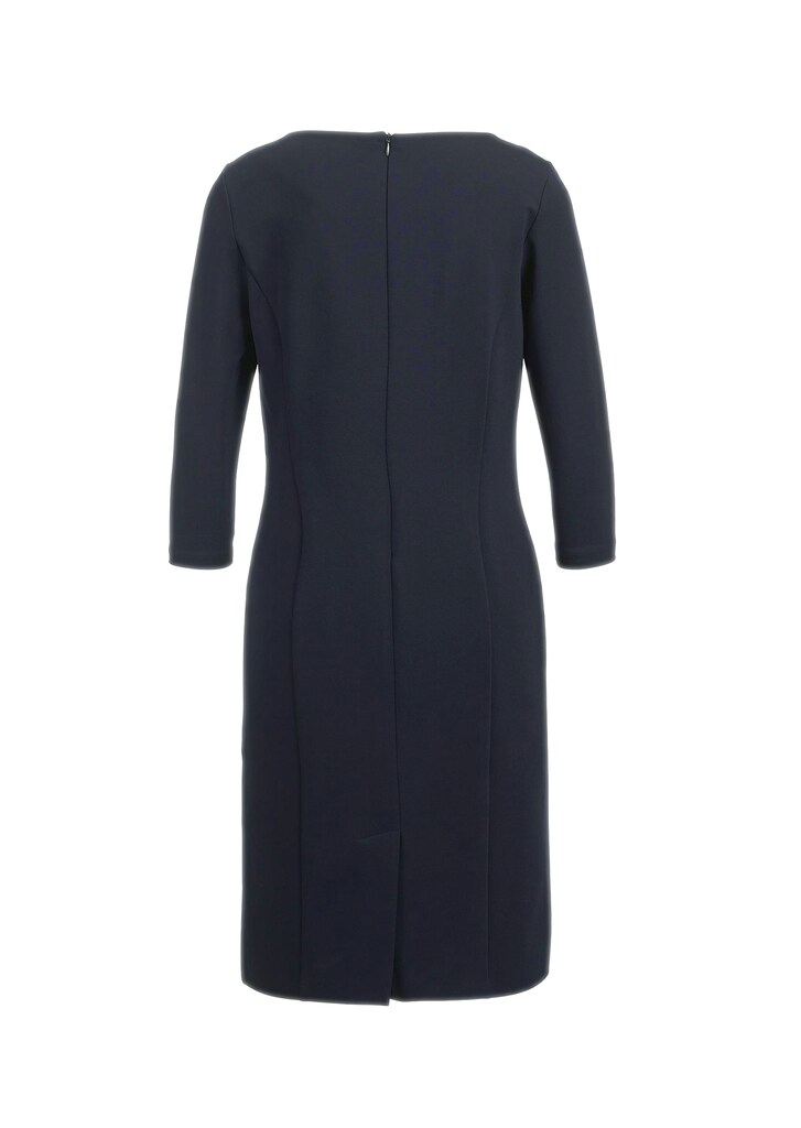 Knitterarmes Jerseykleid in purer Optik