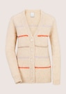 Grobstrick-Cardigan mit farbenfrohen Streifen thumbnail 6