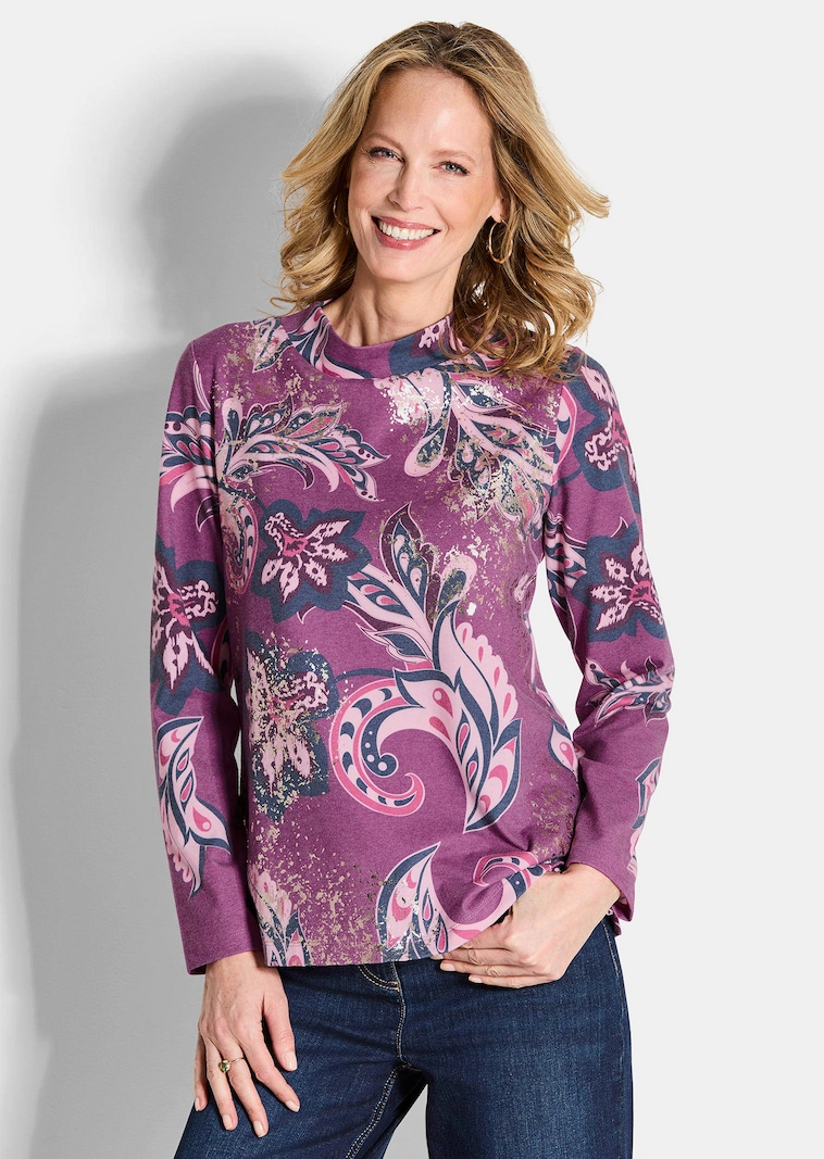 Sweatshirt mit Paisley-Muster