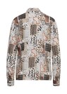 Modische Druckbluse mit Hemdblusenkragen thumbnail 7