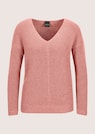 Langarm-Pullover mit V-Ausschnitt thumbnail 6