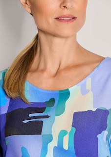 Blouse en viscose avec encolure bateau thumbnail 5