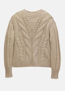 Strickpullover mit Zopfmuster thumbnail 6