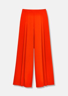 Weite Palazzo-Hose mit Längsfalten thumbnail 6