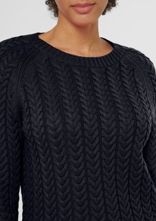 Knitted jumper with cable pattern thumbnail 5