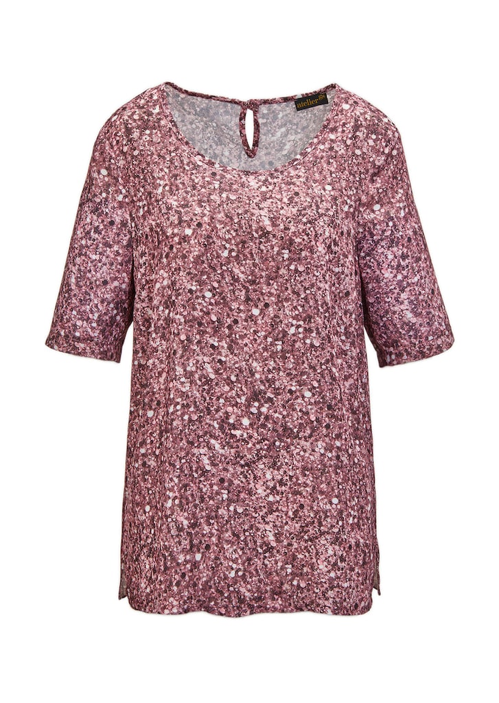 Chiffon blouse met een kleurrijke print 5