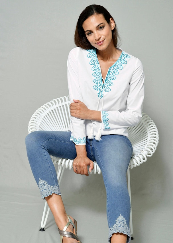 Tunika mit aufwendiger Stickerei 3