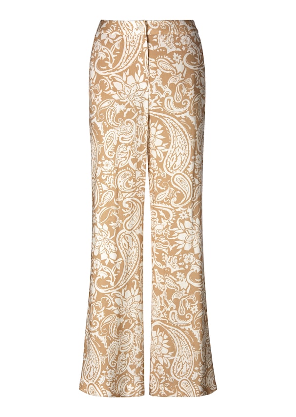 Wide trousers with paisley pattern 5