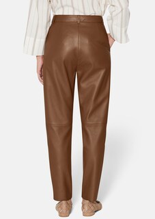 Bundfaltenhose aus Lammnappa thumbnail 3