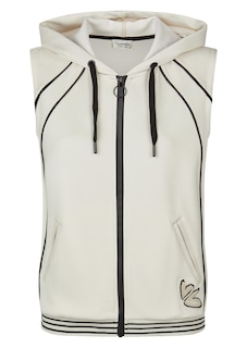 Gilet en jersey avec capuche et fermeture zippée thumbnail 6