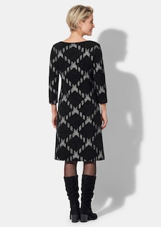 Jersey-Kleid in A-Linie thumbnail 3