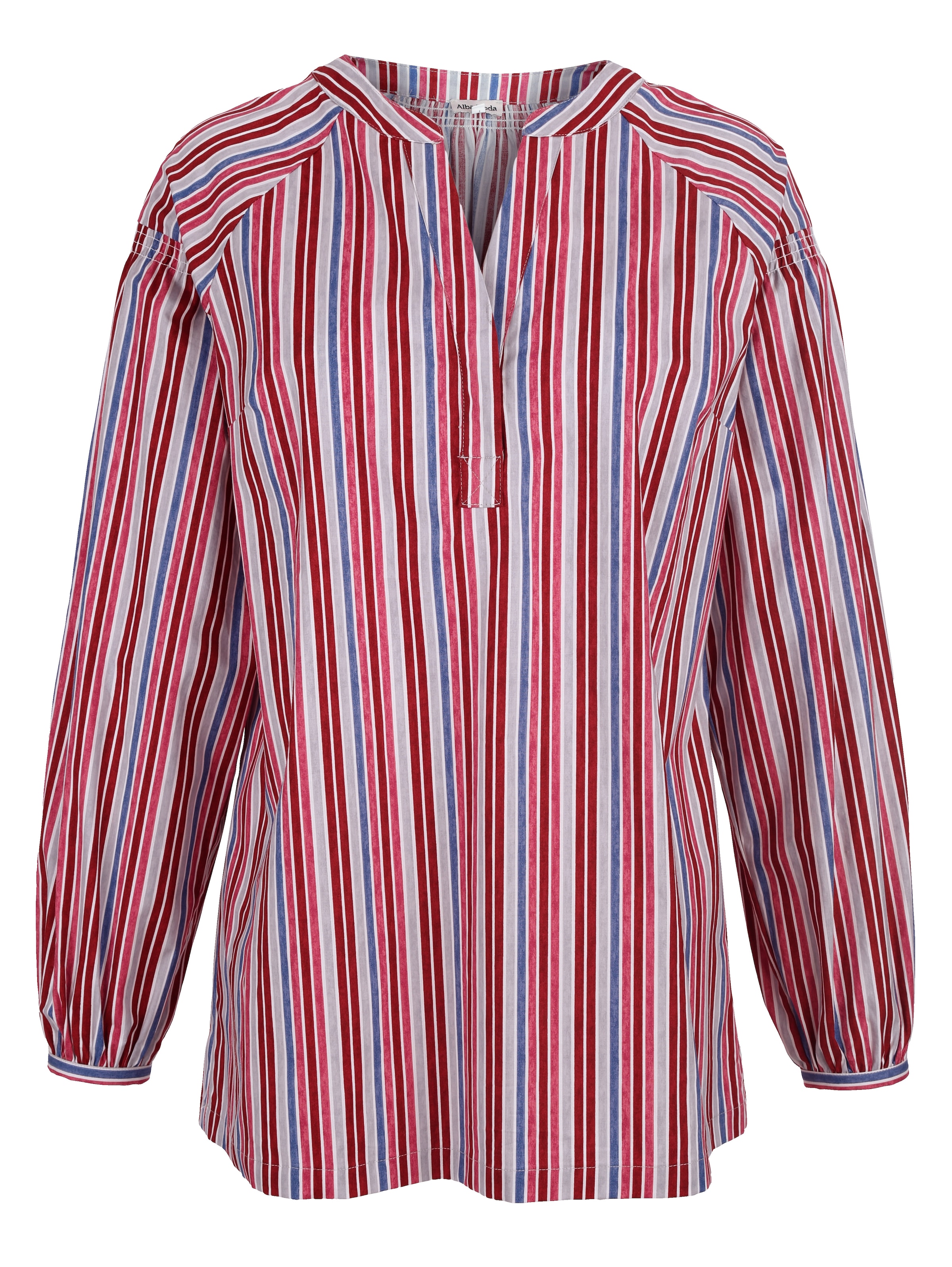 Bluse mit verschiedenfarbenen Streifen 6