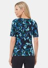 T-shirt en viscose avec un imprimé artistique thumbnail 3