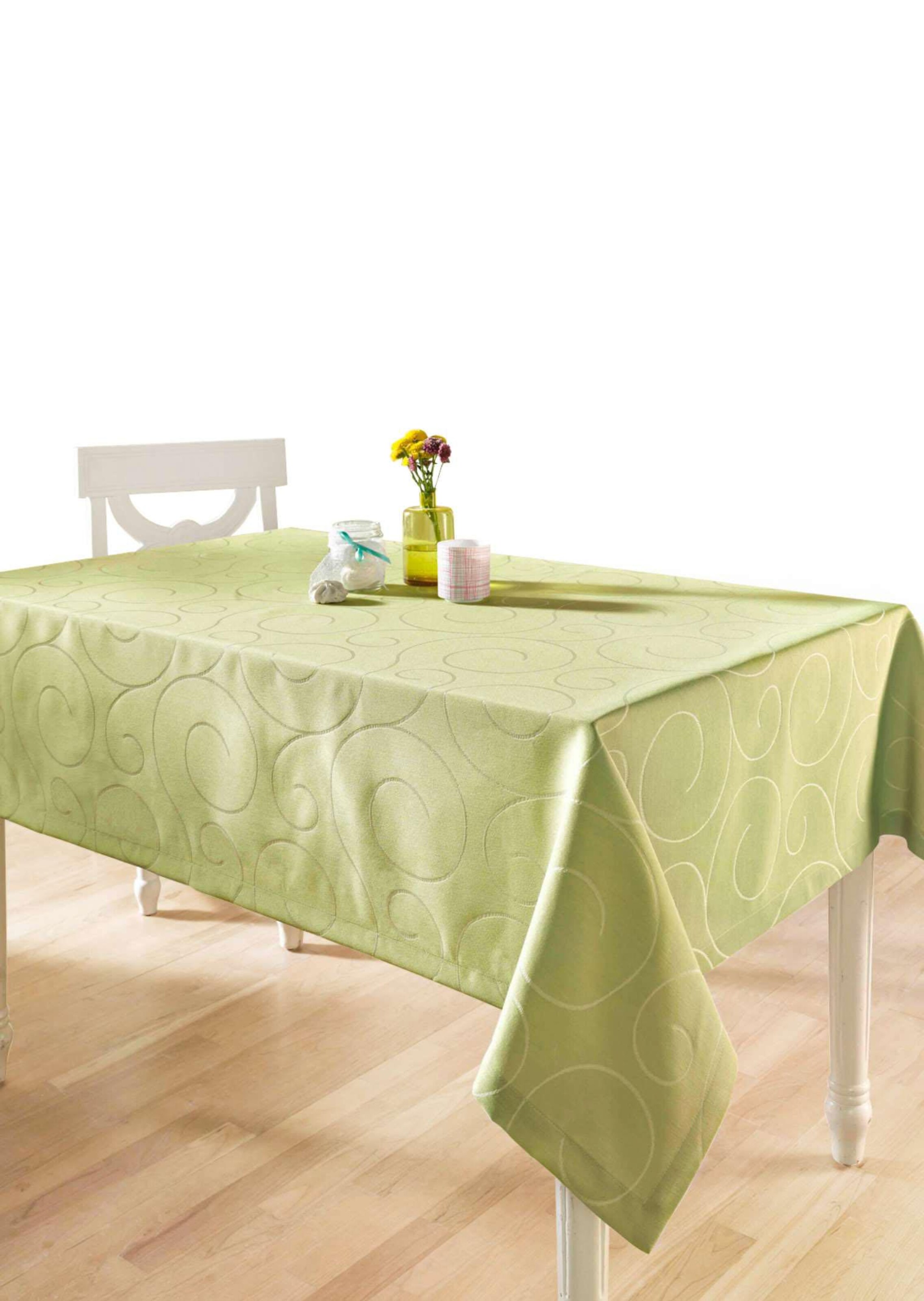 Nappe - sauge - Gr. 140 x 220 cm de Goldner Fashion