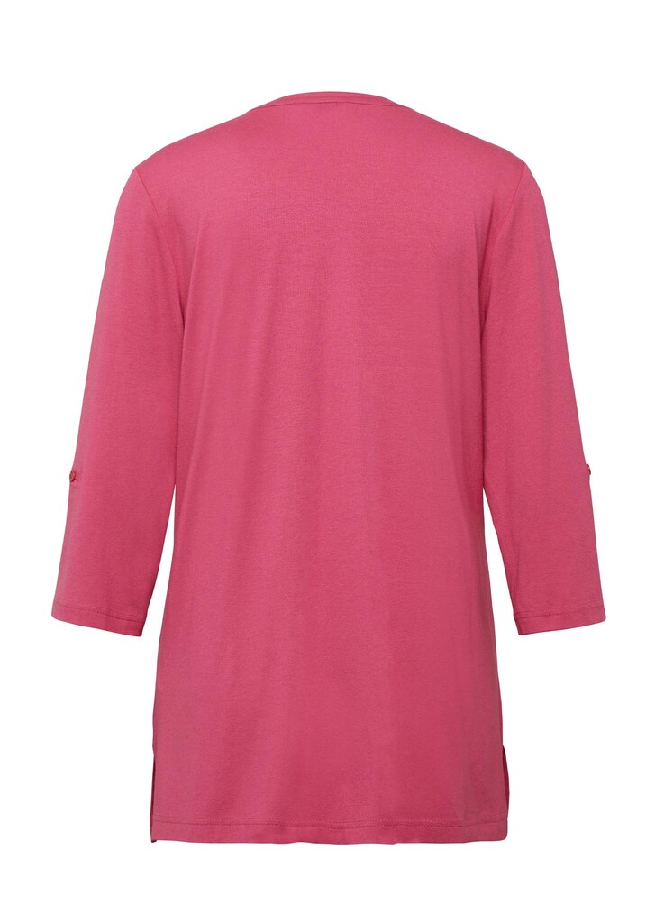 Figuurvriendelijk shirttuniek met biesjes