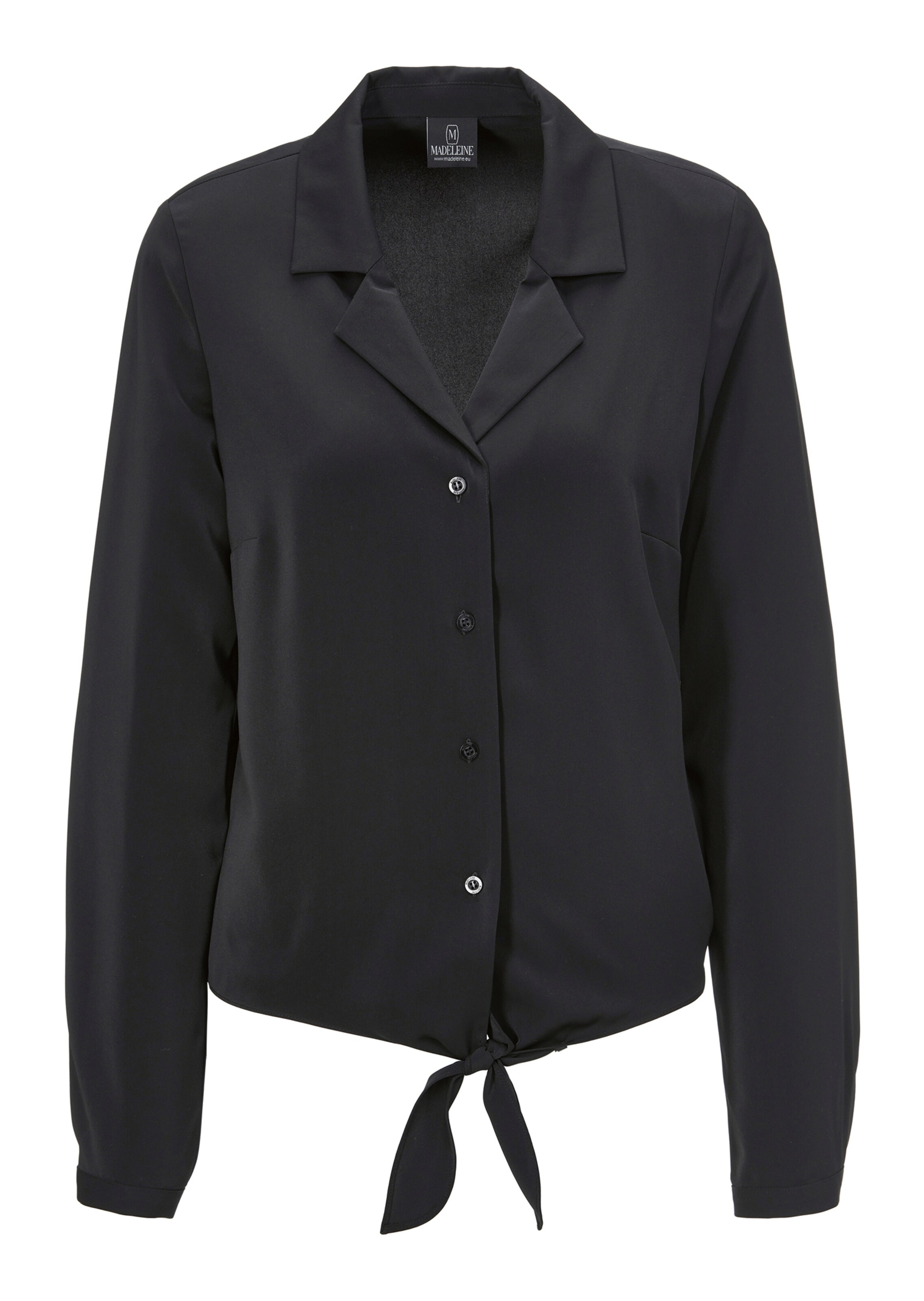 Bluse mit Knoten