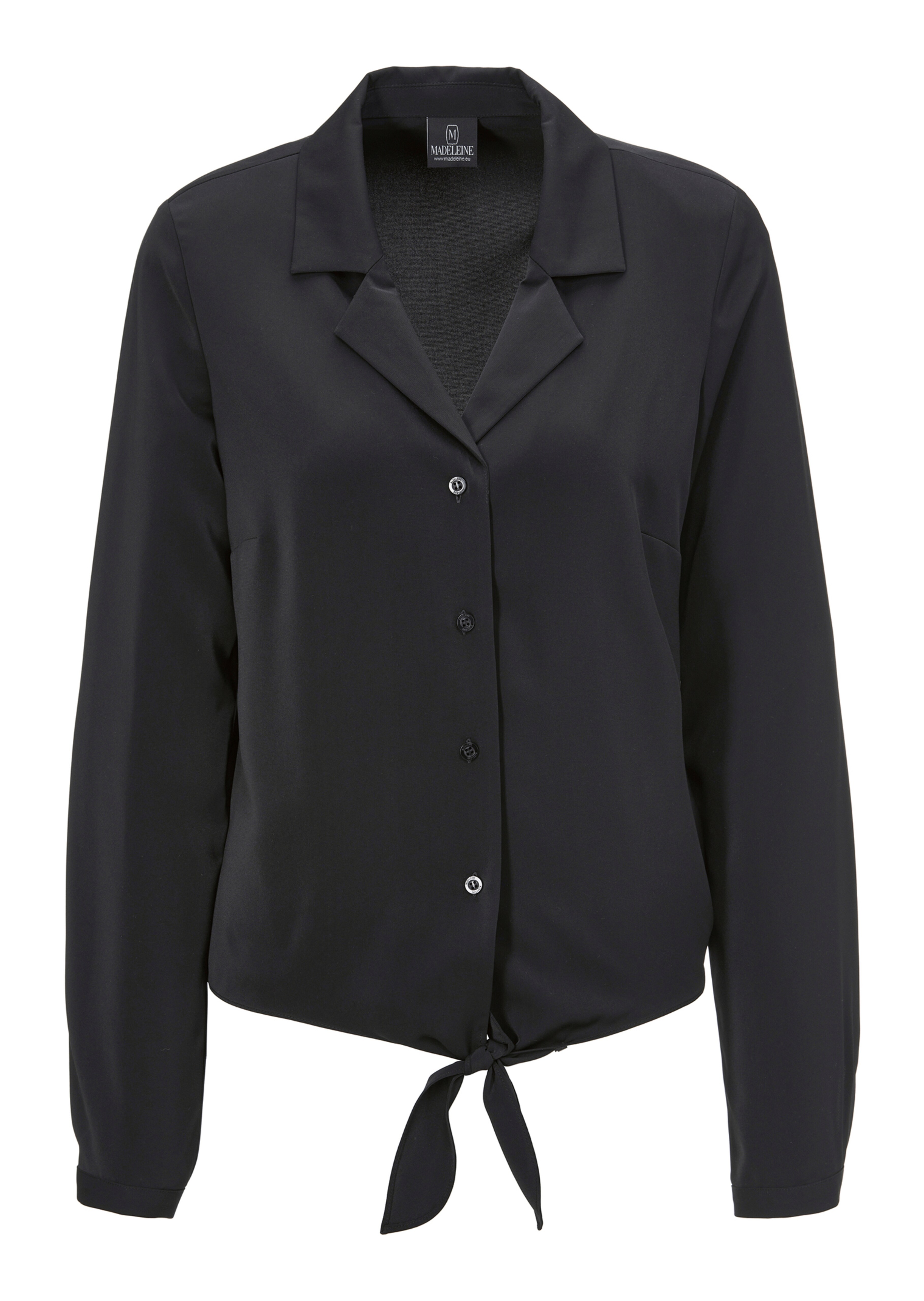 Bluse mit Knoten