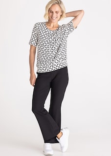 Blusenshirt mit Jerseybündchen thumbnail 2