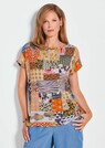 Druckbluse im Patch-Print thumbnail 1