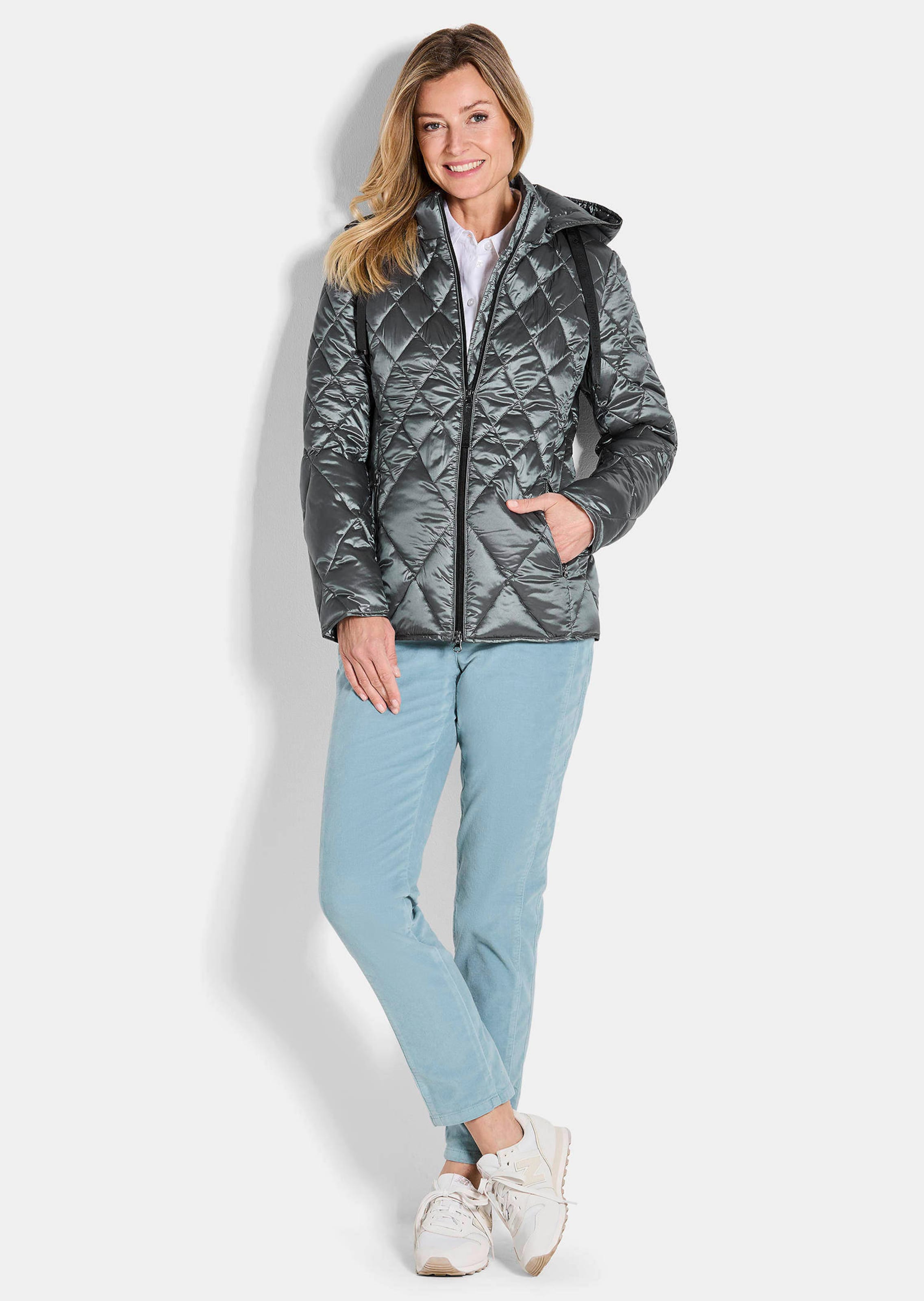 Veste Matelassée D-Stiag Taille 38 Gris Foncé - Doudoune Légère - Occasion Très Bon état