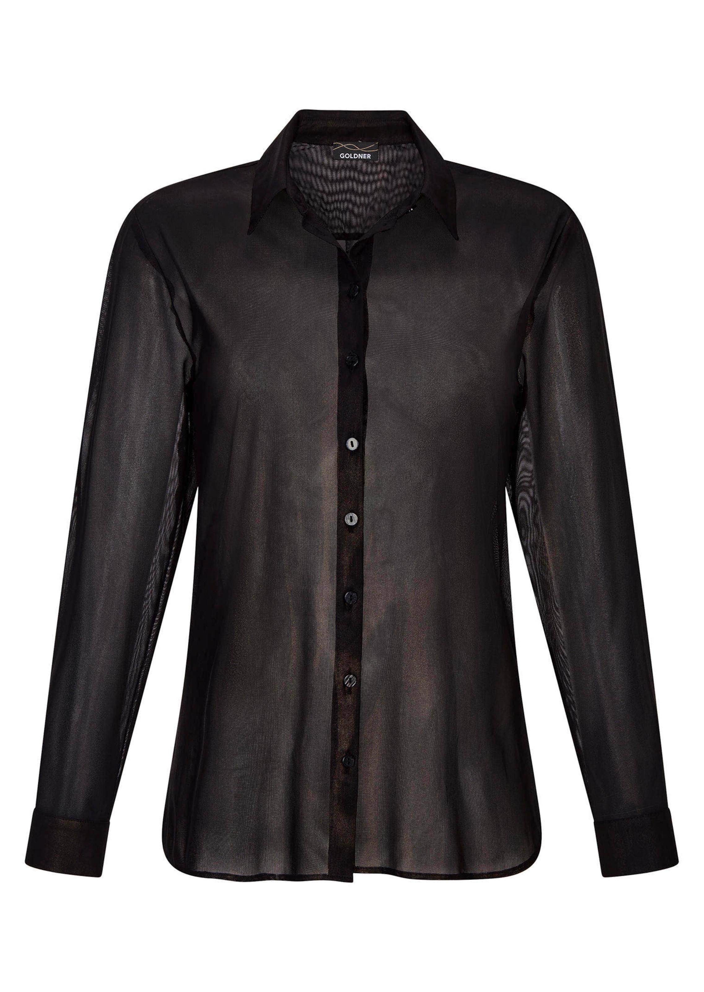 Bluse aus semitransparentem Mesh