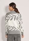 Jacquard-Pullover mit floralem Muster thumbnail 3