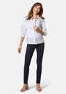 Modische Druckbluse mit Hemdblusenkragen thumbnail 2