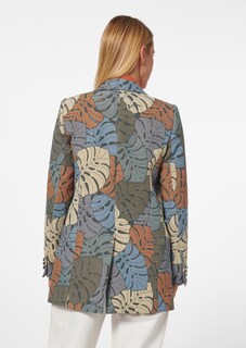 Blazer mit Blättermuster thumbnail 3