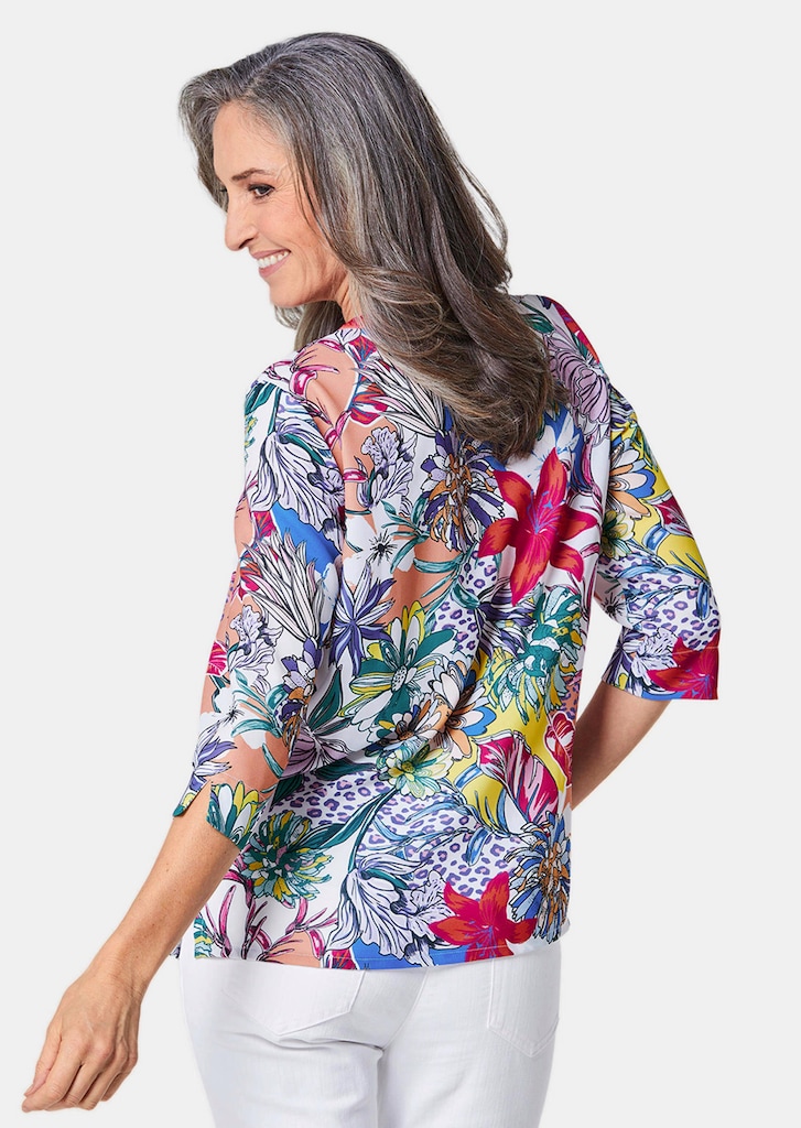 Prachtig gekleurde gedessineerde blouse 2
