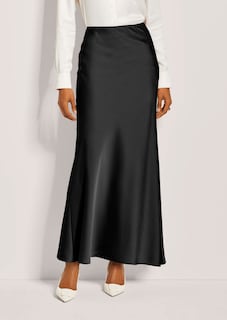 Long satin skirt thumbnail 1
