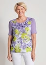 Blouse avec imprimé cachemire et strass thumbnail 7