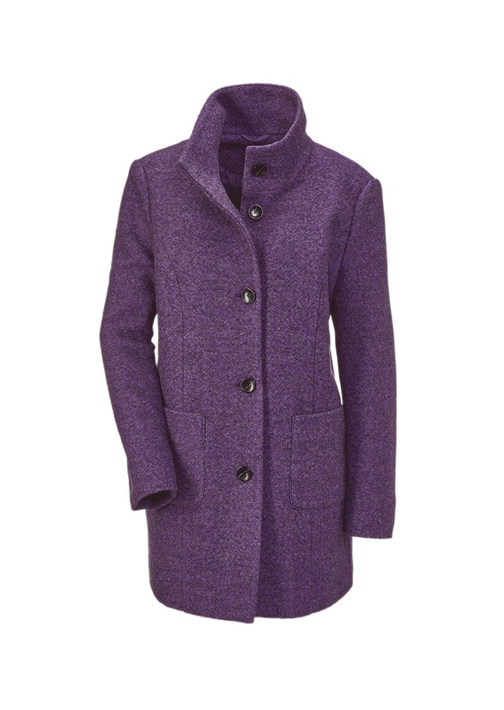 Doux manteau tendance avec de la laine 5