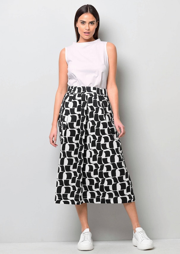 Rock mit grafischem Druck 1