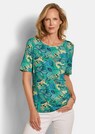 Jersey-Shirt mit U-Boot-Ausschnitt thumbnail 1