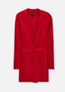 Lange Strickjacke mit Bindeband thumbnail 6