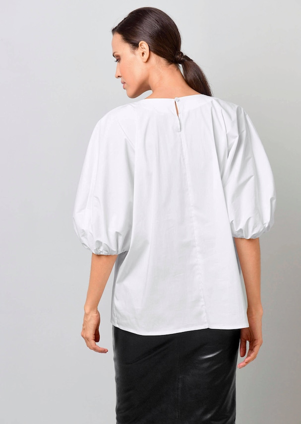 Oversizedbluse mit Fledermausärmel 2