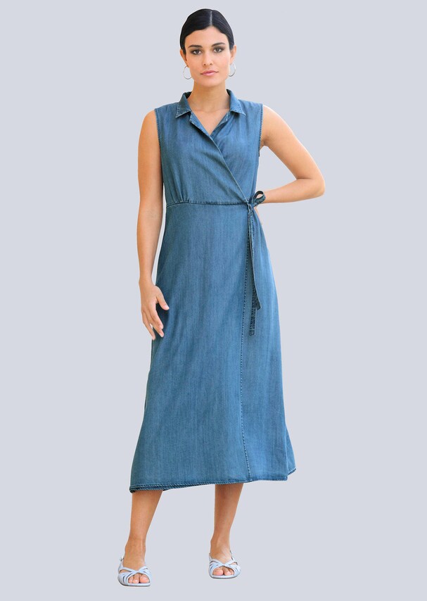 Kleid in Wickel-Optik 4