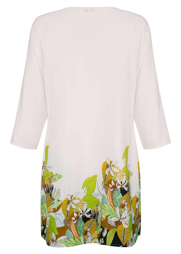 Tunika mit sommerlichen Print am Saum 4