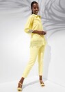 Slim-fit 7/8 jeans with rhinestone decoration thumbnail 2