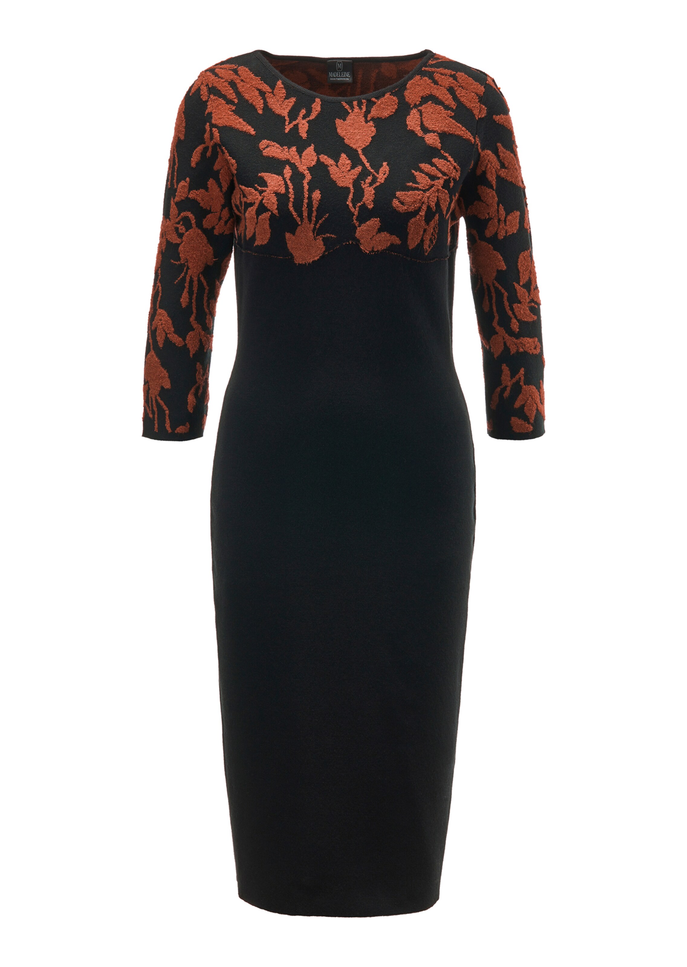 Jacquard Strickkleid